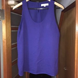 Blue work blouse from Loft